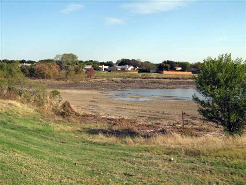 During Dredging - Another shot of the mostly drained lake, this time from near the north end.