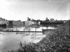 Historic Photograph of Lock and Dam Number 4 dated June 14, 1913