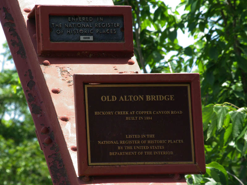 Old Alton Bridge has an important historical significance.
