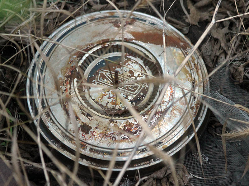 Does anyone recognize the logo on this old hubcap?
