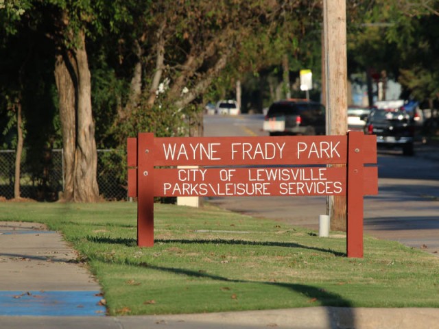 Wayne Frady Park, College Stree, Lewisville, Texas