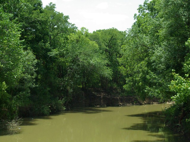 A full Hickory Creek from the same vantage point.